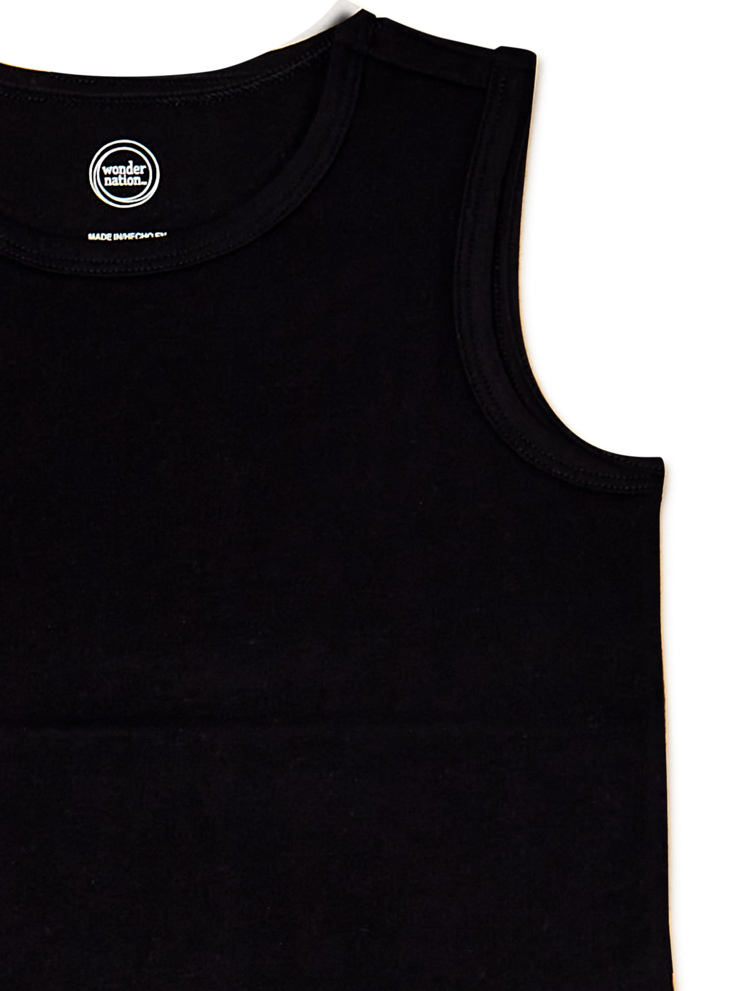 Wonder Nation Boys Kid Tough Tank Top, 5-Pack, Sizes 4-18