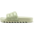thumbnail image 2 of Soda Shoes Women Flip Flops Basic Plain Slippers Slip On Sandals Slides Casual Peep Toe Footbed Beach Single Plush Between-S Light Green Mint 11, 2 of 5