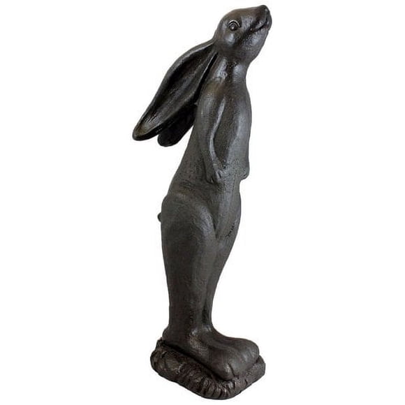 Emsco Group 92530 Lightweight Smiling Dragon Garden Statue, 21", Bronze