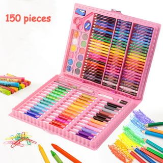 Cribun Drawing Pencils for 6 7 8 9 10 11 12 year old girl, Art Set for  girls, 150 Pieces Arts and Crafts Kits