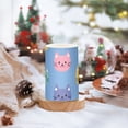 thumbnail image 5 of Cat Flickering Flameless Candles Battery Operated with Remote Timer LED Pillar Candles Set of 2, 5 of 7