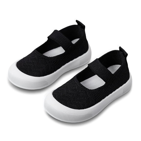 Weebloom Toddler Girl Sneakers Breathable Casual Lightweight Elastic Low Top Outdoor Play Tennis Shoes Walking Running Sports Sneakers