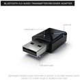 thumbnail image 2 of Bluetooth 5.0 Adapter Bluetooth Transmitter Receiver 2-in-1 Wireless 3.5mm aptX Low Latency Adapter for TV/Home Sound System for Single Bluetooth Signal Device, 2 of 7