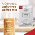 thumbnail image 4 of Fat Fuel Company - Keto Meal Replacement Coffee, Instant Organic Keto Coffee w/MCT Oils, Coconut Oil, Grass Fed Butter, & Redmond Real Salt, Organic Coffee Powder, Bulk 30 Servings, 4 of 5