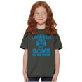 thumbnail image 3 of I Paused My GAME to be Here Crewneck T Shirts Boy Girl Teen Brisco Brands XS, 3 of 6
