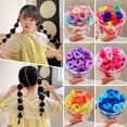 thumbnail image 6 of Fvsianol Hair Rope Ponytail Holder 100Pcs Hair Band Boxed High Elastic Assorted Small Reusable Soft Candy Color Women Girls Hair Tie Ponytail, 6 of 9