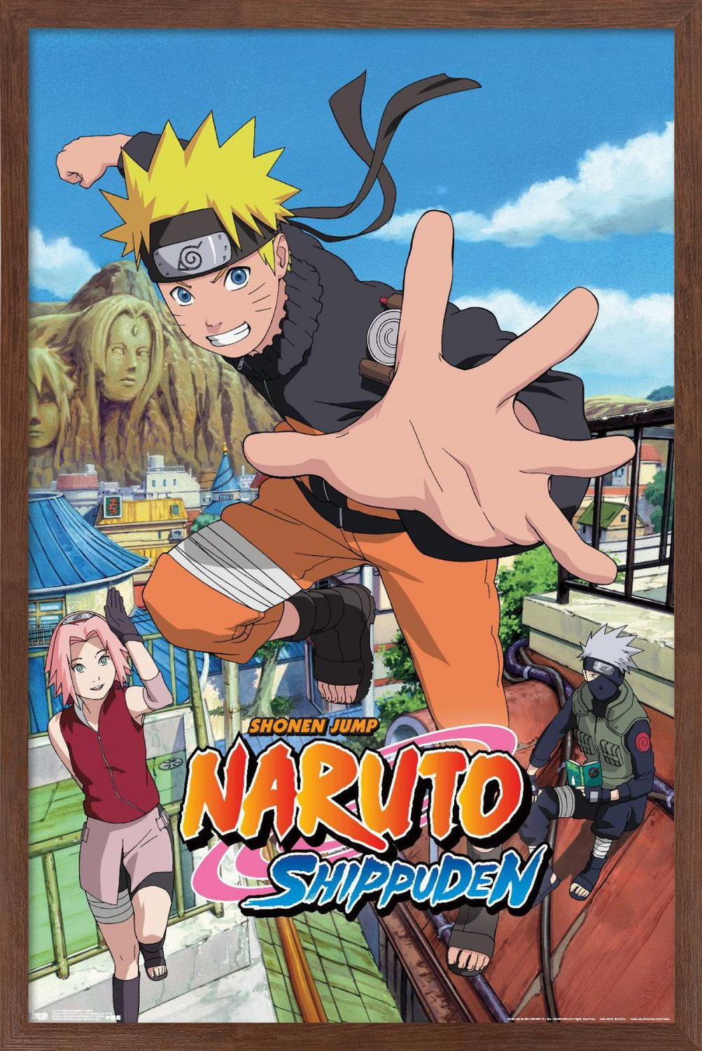 Naruto Shippuden - Jump Wall Poster, 22.375" x 34"