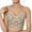 Khaki, variant on Womens Camisole Tops with Built in Bras Spaghetti Strap Lace Padded Tank Tops Wireless Seamless Longline Bras Cropped Cami Undershirts Tops Red XL