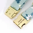 thumbnail image 3 of Pet Artist Personalized Dog Collar Flower Studded Floral Nylon ID Name Tag Collar Engraved, 3 of 8
