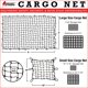 thumbnail image 2 of Cama Cargo Net Rocket Straps, resistente, para camioneta, 4 x 6 pies, 2 of 7