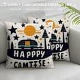 thumbnail image 3 of PHYHOO Throw Pillow Covers Decorative Pillow Covers Linen Square Pillowcase Cushion Covers for Home Sofa Couch White, 3 of 5