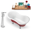 thumbnail image 5 of Tub, Faucet and Tray Set Streamline 62" Clawfoot NH1021BL-120, 5 of 7
