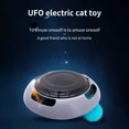 thumbnail image 3 of Juguete Interactivo Para Gatos Ufo, Juguete Automático Para Gatitos, Juguete Divertido Para Gatos Con Pluma Giratoria Eigraketly PT001155-00, 3 of 5