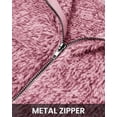 thumbnail image 7 of BTFBM Womens Sweatshirt Sherpa Quarter Zip Pullover Fall Winter Long Sleeve Fleece Sweaters Hoodies Sweatshirts Clothes, 7 of 7