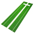thumbnail image 4 of FOULEZRE 10x3FT Softball Pitching Mat with Rubber and Powerline, Artificial Grass Softball Pitching Mound with Carry Strap, Indoor Outdoor Baseball Hitting Pitchers Practice Aid Pad, 4 of 8