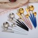 thumbnail image 3 of unbranded Tenedores Para Cena En Acero Inoxidable Con Simple Y Acabado Dorado Resistente, 3 of 8