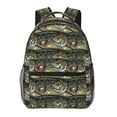 thumbnail image 1 of Easygdp Largemouth Bass Fish Mochila Ergonómica Versátil para Laptop - Múltiples Bolsillos, Correas Ajustables, Unisex para Escuela, Viajes y Actividades al Aire Libre-One Size, 1 of 5