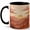 Black, variant on Desert Canyon Sunset Coffee Mug, Boho Southwest Landscape Design, 11 oz Ceramic Cup