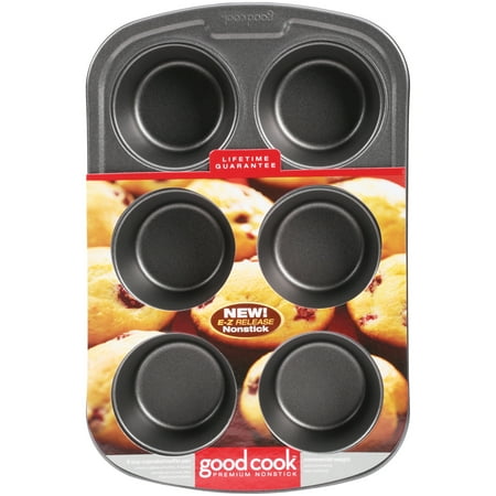 Good Cookâ ¢ Premium Nonstick Commercial Weight 6 Cup Cupcake/Muffin Pan