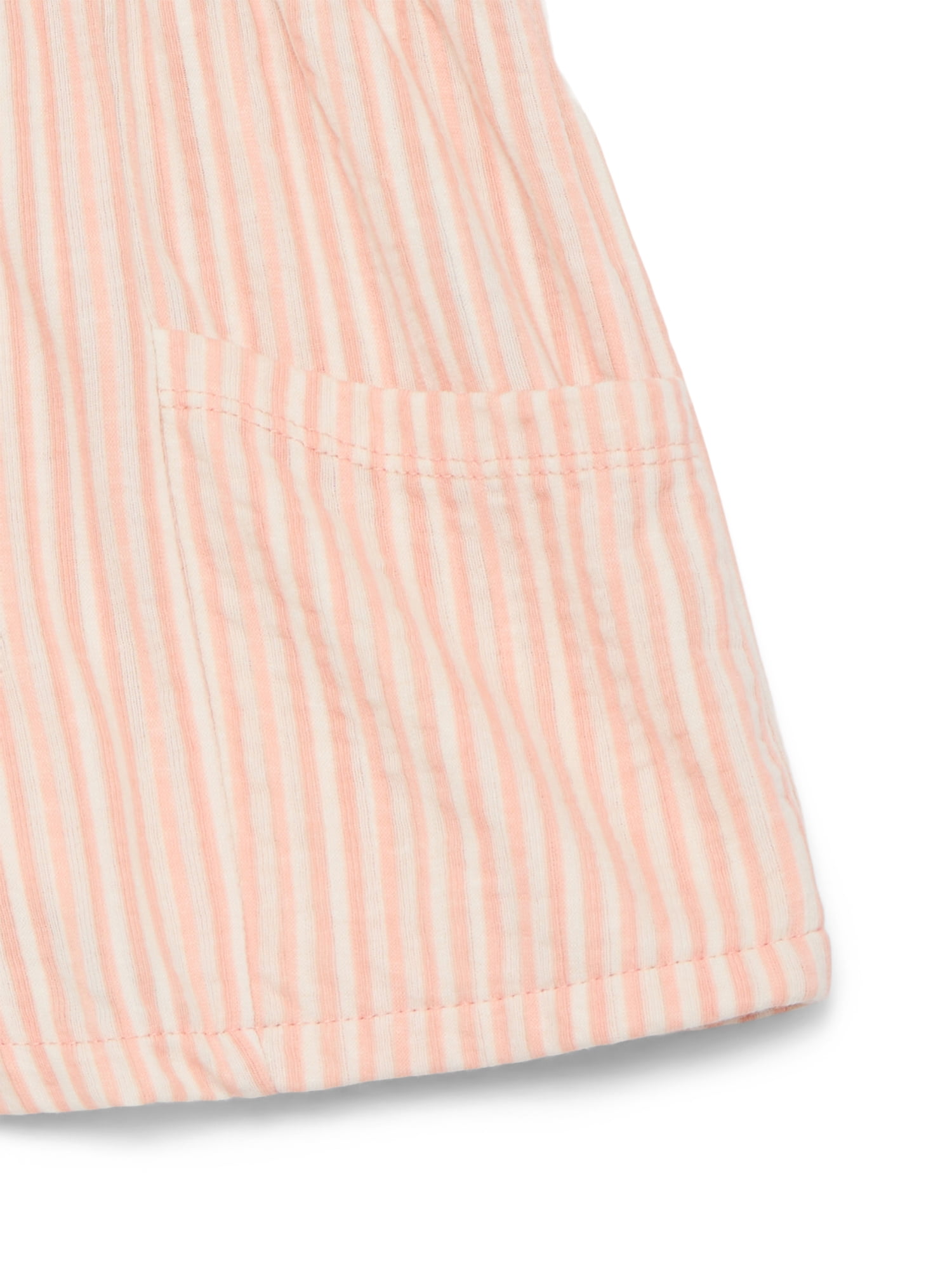Wonder Nation Little Girls Knit Paperbag Shorts, Sizes 4-10