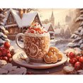 thumbnail image 1 of 5D DIY Taladro Diamante Pintura Helado Y Galletas Kit 50x40cm, 1 of 9