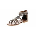 thumbnail image 5 of Jellypop Emit Stone Distress Gladiator Sandal Grey in Size 10, 5 of 6