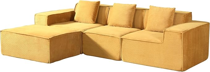 L shape modular sectional sofa