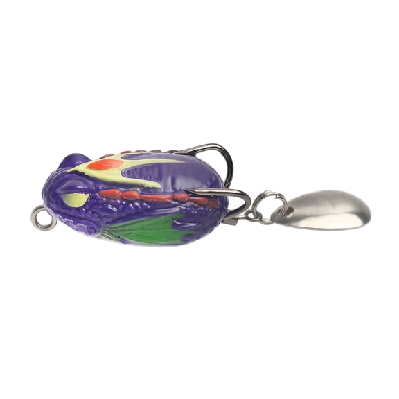 YSBDLQE Topwater Frog Fishing Lures - Hollow Soft Bass Fishing Lures and Fly Fishing Flies Style, Long Casting Fishing Tackle for Snakehead,A