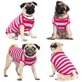 thumbnail image 6 of QBLEEV Dog Shirts Cotton Striped T-Shirts, Breathable Basic Vest for Puppy and Cat, Super Soft Stretchable Doggy Tee Tank Top Sleeveless, Fashion & Cute Color for Boys and Girls (4 Colors)(XXS-XXL）, 6 of 6