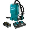 Makita XCV18PTX 18V X2 (36V) LXT Brushless Lithium-Ion 1.6 Gallon Cordless AWS Capable Dry Dust Extractor Kit with HEPA Filter and 2 Batteries (5 Ah)