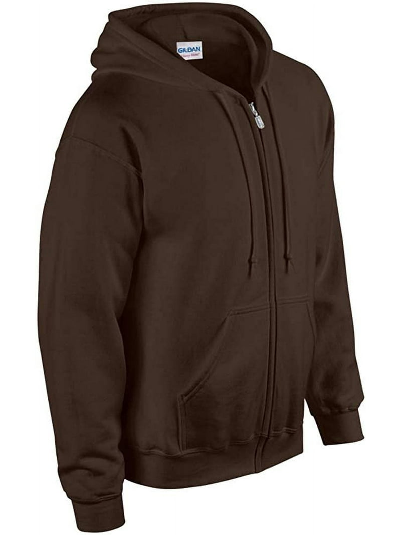 Gildan Mens Heavy Blend Adult Full Zip Hooded Sweatshirt, 2XL