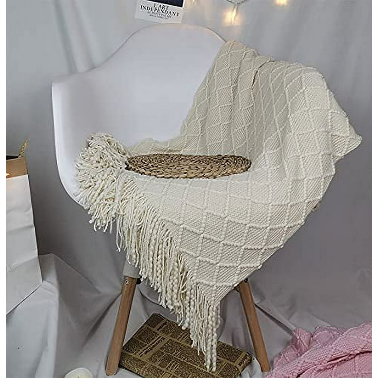 Macrame throw blanket hot sale