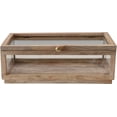 thumbnail image 6 of Creative Co-Op Mango Wood and Glass Display Box with Lid, Clear, 6 of 9