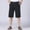 (Casual 45)Black, variant on Mens Plus Size Shorts Casual Breeches Fashion Summer Zipper Button Solid Outdoors Pocket Sports Short Short Pants