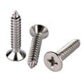 10 X 5/8" Wood Screws Flat Countersunk Head Sheet Metal Screws