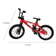 thumbnail image 2 of Mini Finger Bike Toy Kidbeile, bicicleta de montaña de aleación, roja, 2 of 7