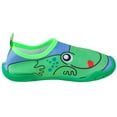 thumbnail image 2 of Lil' Fins Kids Water Shoes - Beach Shoes | Summer Fun | 3D Toddler Water Shoes Kids | Quick Dry | Swim Shoes Frog 6/7 M US, 2 of 5