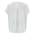 thumbnail image 2 of GEORGE G BLUSA CR MC CON DOBLADILLO LISA, 2 of 4