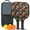Pioneer Flower Floral-2, variant on Pickleball Paddles Set,Pioneer Flower Floral Print Pattern Fiberglass Surface Pickleball Racket Set with 2 Indoor Outdoor Pickleball Balls and Pickleball Bag,Pickle-ball Equipment