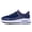 Rose blue, variant on GYEICE Women's Wide Toe Box Shoes Walking Sneakers with Arch Support Slip-On Fashion Tennis Shoes for Swelling Bunion Plantar Fasciitis US 6-11
