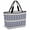 Blue, Navy, White, variant on Boho Green Striped Beach Bag for Women, Large Breathable Mesh Beach Tote Bag, Beige Ethnic Tribe Southwestern Vintage Sandproof Lightweight Travel Bags for Vacation Picnic Swimming Pool