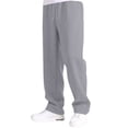 thumbnail image 6 of Baggy Cargo Sweatpants For Men Straight Wide Leg Open Bottom Drawstring Elastic Waist Workout Athletic Joggers Sweat Pants M, 6 of 7