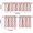 Fraise, variante sur Ensemble de Cantonnières et de Panneaux de Cuisine Rouge Vin pour Fenêtres, Cantonnière de Rideau de Fenêtre de Salle de Bain Motif Raisin 3 Pcs, Déco de Cuisine pour Salon, 54 Pouces x 36 Pouces