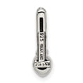 thumbnail image 3 of Shey Couture Sterling Silver Antiqued with 14k Accent Polished Peridot Chain Slide Pendant QTC1713, 3 of 4