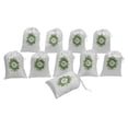 thumbnail image 4 of Darling Souvenir Fournitures de Fête de Mariage Feuilles Blanches Pochettes à Cordon Sacs de Fête 15 Pcs, 4 of 5
