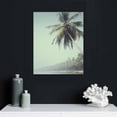 thumbnail image 4 of PIKWEEK  Sylvie Pale Green Coconut Palm Trees Canvas Wall Art, Warm Tropical Art for Wall, 4 of 4