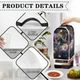 thumbnail image 4 of Yuyamidu Hummingbird Blender Dust Cover with Handle Purple Flower Food Processor Cover Anti Splash Kitchen Appliance Covers Stand Mixer or Coffee Maker Appliance Cover, 4 of 6