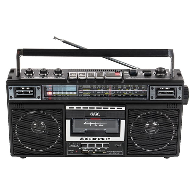 QFX BOCINA BLUETOOTH RETRO CASS
