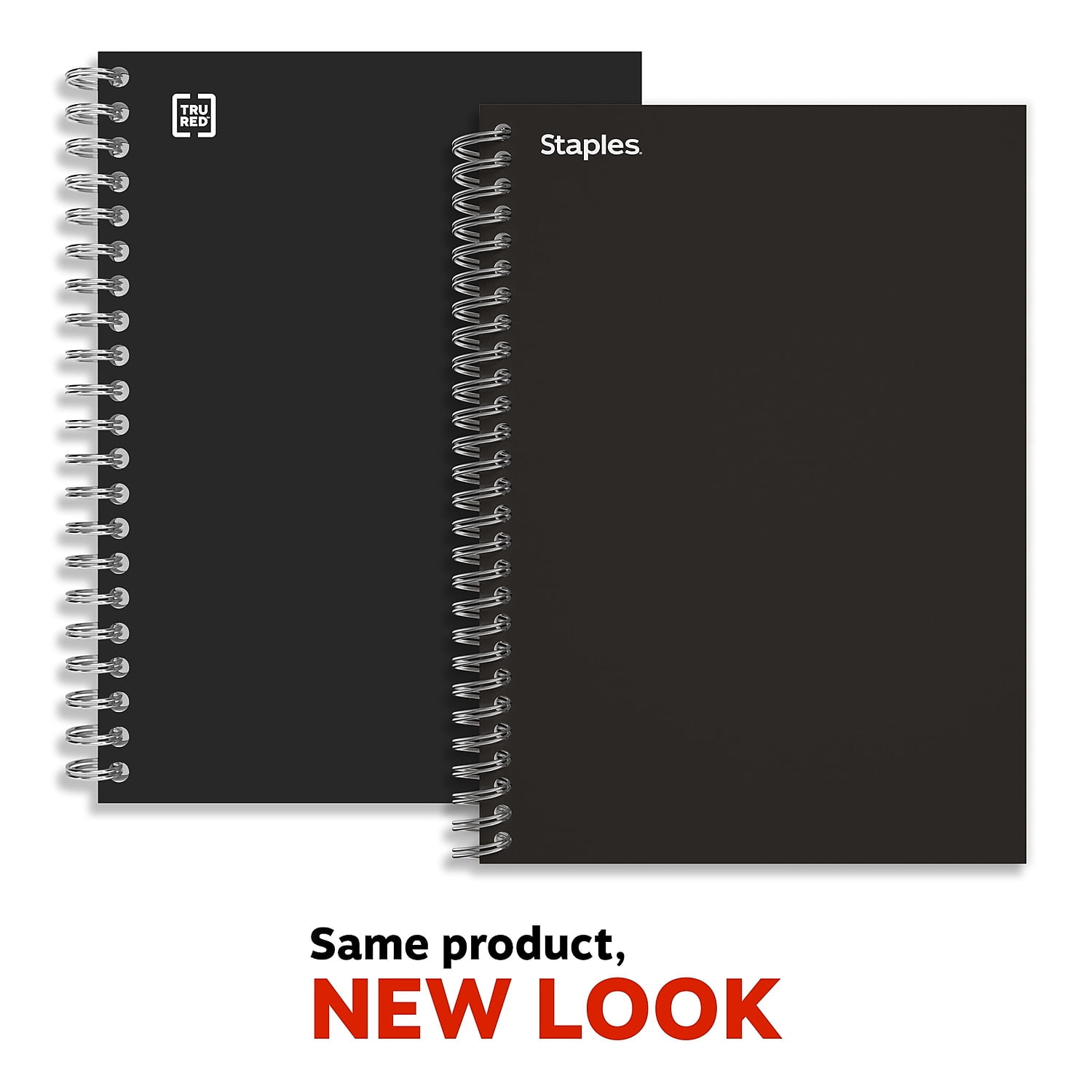 TRU RED Premium 1-Subject Notebook 4.38' x 7' College Ruled 80 Sheets BK TR58347M