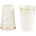 thumbnail image 4 of Vasos de fiesta, vasos de papel, pajitas para beber, vajilla de papel para fiesta para boda, fiesta de cumpleaños, 4 of 6